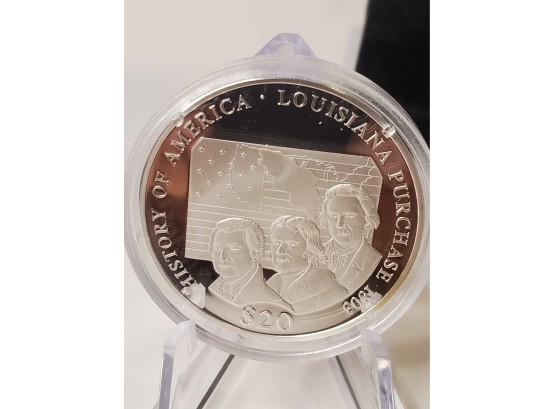 Silver Louisiana Purchase Coin