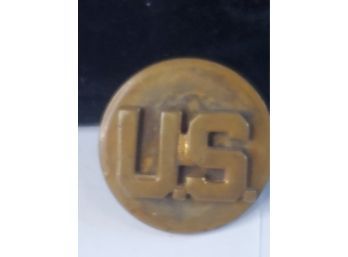 Military Button Screw On Back