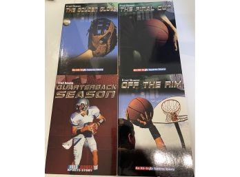 Set Of 4 Fred Bowen Books (Quarterback Season, Off The Rim, The Golden Glove, The Final Cut)