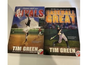 Set Of 2 Tim Green Books(Baseball Great And Rivals) - Softcovers