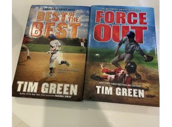 Set Of 2 Tim Green Books(Force Out And Best Of The Best) - Both Hardcover