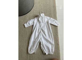 White Infant Dress Onesie / Chistening Outfit