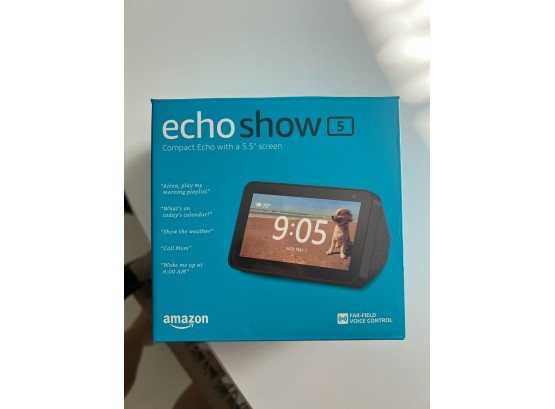 New In Box Amazon Echo Show 5 $40 New On Amazon