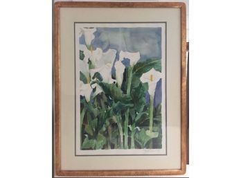 1981 Gary Bukovnik Lilt Watercolor On Paper (presumed), Purchased At Robley Gallery