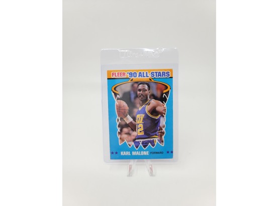 1990 Fleer Basketball Karl Malone All Star