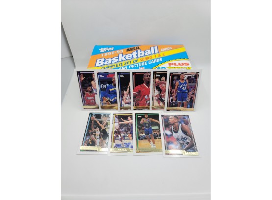 1992-93 Topps Basketball INCOMPLETE Set 10 Gold Cards
