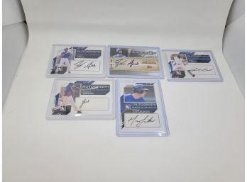 5 Autograph Baseball Cards 2011