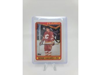 HOCKEY - NHL - 1990 Topps Sergei Makarov Rookie Card