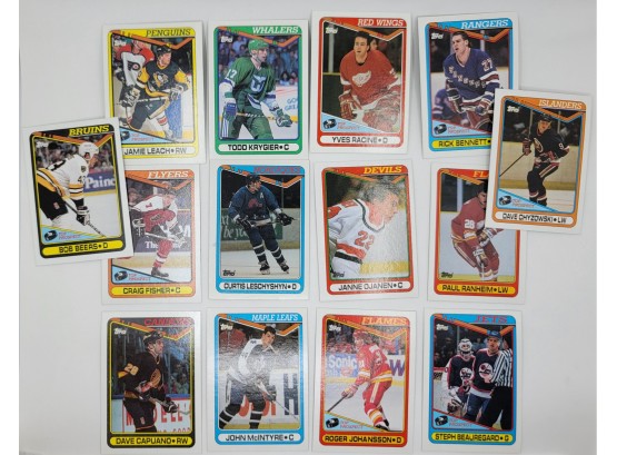 HOCKEY - NHL 1990 Topps - 14 Cards