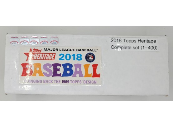 BASEBALL - 2018 Topps Heritage Complete Set 1-400 - Mike Trout