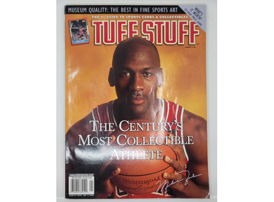 BASKETBALL - Michael Jordan Tuff Stuff January 2000 Price Guide Magazine