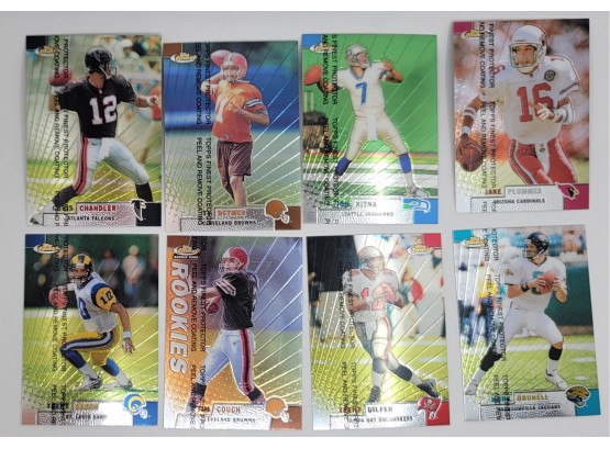 FOOTBALL - 1999 Topps Finest - 8 Cards QB's