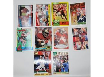 FOOTBALL - Jerry Rice Cards - 10 Cards