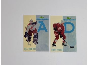 HOCKEY - NHL 2 Cards Classic Bill Ranford And Mark Recchi