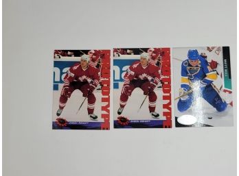 HOCKEY - NHL Prototype Cards Plus Brett Hull
