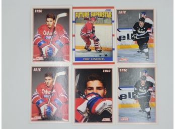 HOCKEY - NHL Score Eric Lindros Future Superstar - 6 Cards