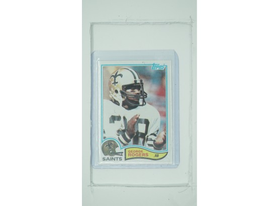FOOTBALL - 1982 Topps George Rogers ROOKIE CARD