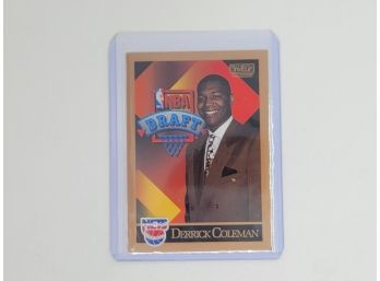 BASKETBALL - 1990-1991 Skybox Derrick Coleman Rookie Card