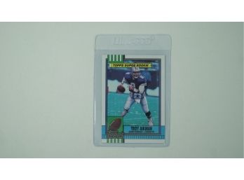 FOOTBALL - 1990 Topps Troy Aikman Topps Super Rookie