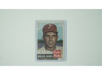 BASEBALL - 1953 Topps Willie Jones