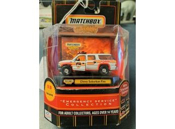 1999 Matchbox Collectibles Chevy Suburban Fire