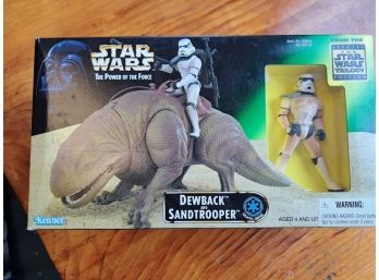 1997 Star Wars The Power Of The Force Dewback And Sandtrooper Galactic Empire