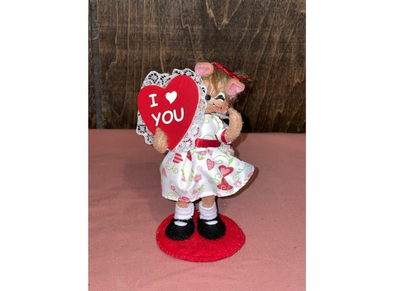 Annalee I Love You 2013 Mouse Doll - Valentine's Day CUTE
