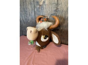 Large Stuffed Animal Cow Severed Head