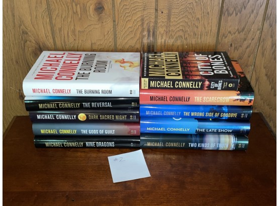 Lot Of 10 MICHAEL CONNELLY Crime Fiction Novel Books (Lot #2)