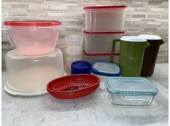 Lot Of Kitchen Food Storage Containers - Rubbermaid, OXO & Others