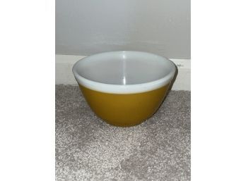 Vintage Pyrex 401 Bowl (Smallest) 'Americana Set' Yellow Gold