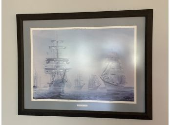 'Newport 1976' Framed Tall Ship Print By Kipp Soldwedel