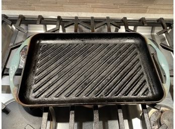 Le Creuset Griddle Pan - Enameled Cast Iron Rectangular Skinny Grill
