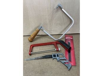 Lot Of 3 Saws & Blades