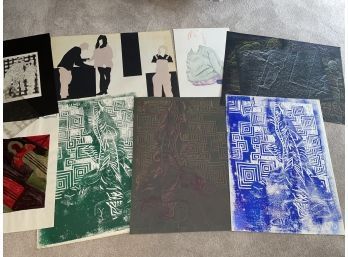 Cool Art Collection - Attic Discovery - Linocut Prints