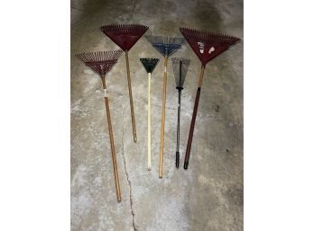 Lot Of 6 Rakes - Just In Time For Fall!