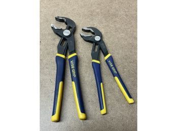 (2) Irwin Groove Joint Vise Grip Pliers