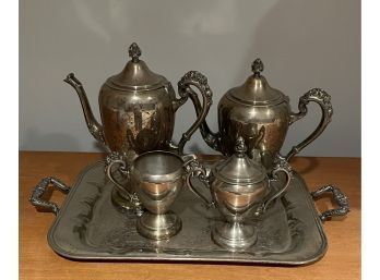 Vintage Silverplate Tea Set