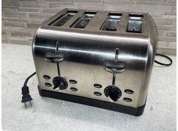 Oster 4 Slice Brushed Metal Toaster