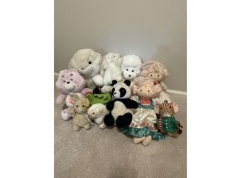 Lot Of 1980s/1990s Stuffed Animal Toys, Dolls