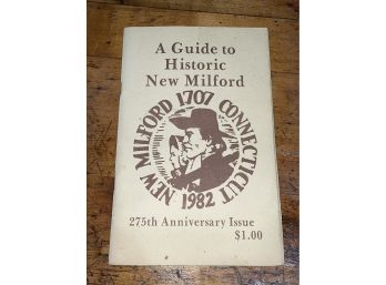 1982 A Guide To Historic New Milford 275th Anniversary Booklet