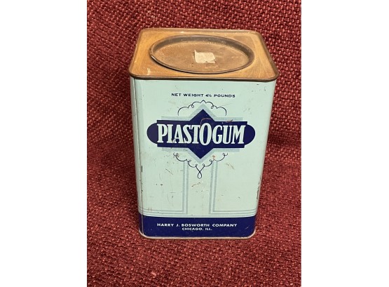 PLASTOGUM Dental Material Tin - Vintage Dentist Collectible