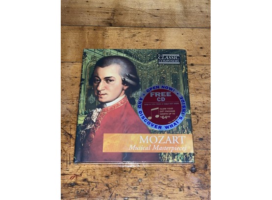 Classical Composers MOZART Musical Masterpieces Book & CD New, Sealed