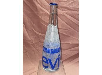 Jean Paul Gaultier 2008 Special Edition Evian Water Glass Bottle - Clothing Designer
