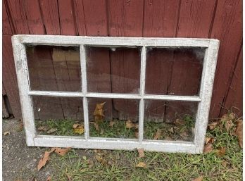 Antique Wood Frame Window