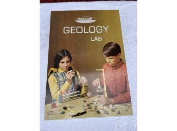 Skilcraft Geology Lab Kit Vintage Metal Box & Contents