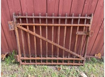 Super Heavy (90 Pounds) Antique Metal Garden Gate