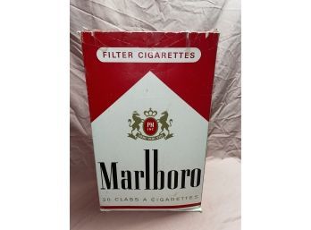 Giant Marlboro Cigarette Box - Vintage Advertising