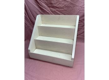 Tabletop Wood Store Display Shelf