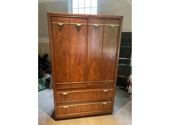 Vintage Bassett Furniture Tall Dresser/Armoire Bedroom Cabinet